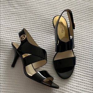 Patent leather heels